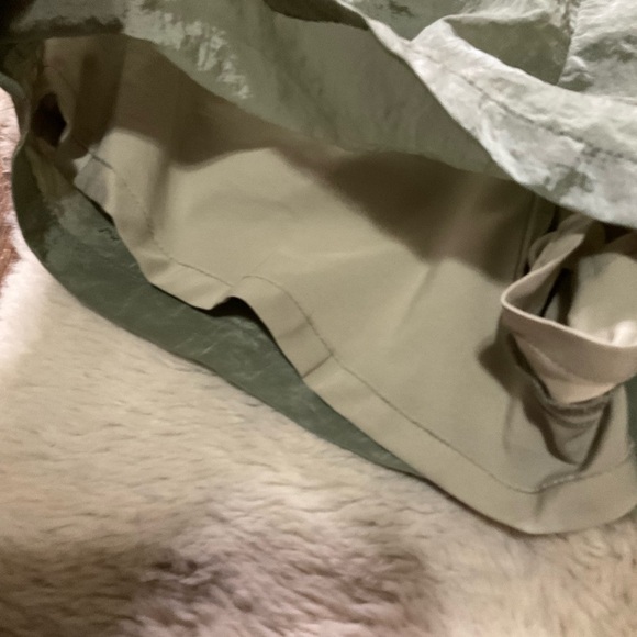 Open Edit Shorts Women's Medium Relaxed Pull On Green Drawstring Waist - Picture 9 of 10